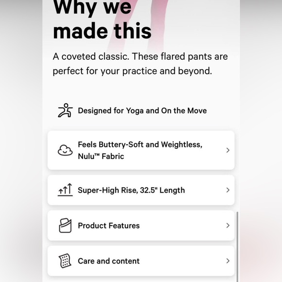 Lululemon Groove super high rise flare nulu pants! Blue size 6 - Picture 2 of 3